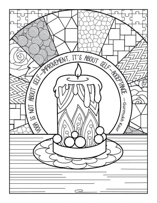 Bonus: 10-Page Coloring ebook Peace Love Yoga